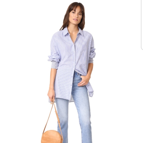 Free People Tops - Free People Oversized Lakeside Buttondown